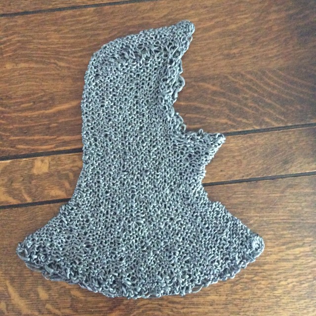 Chain Mail Hood pattern by Utah Shakespeare Festival