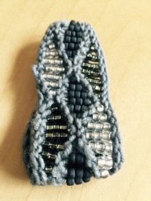 Beaded Waves Cuff by Laura Nelkin